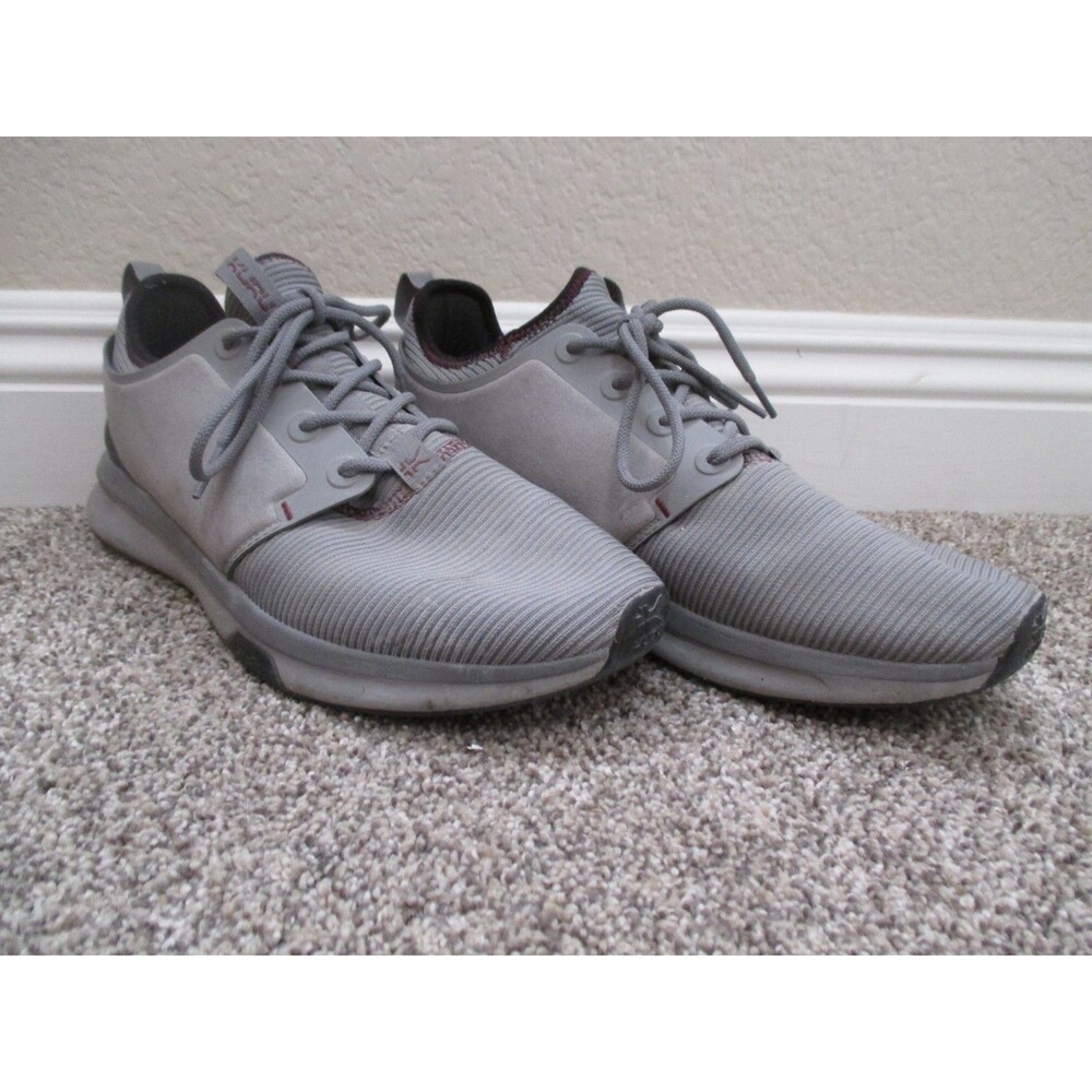 Kuru Atom Mens Size 11 M Storm Gray/ Black Running Walking Shoes Sneakers
